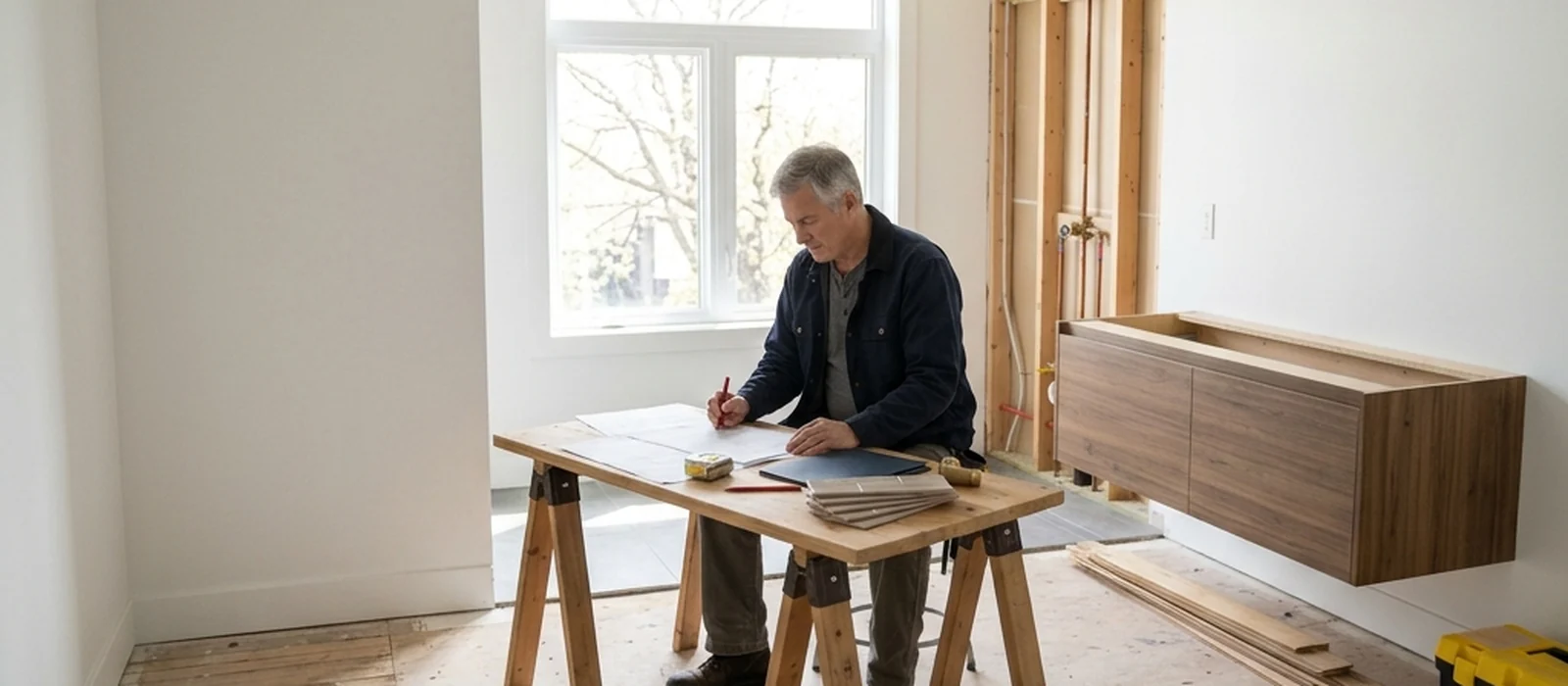 Permit for bathroom renovation planning at a Vancouver bathroom project