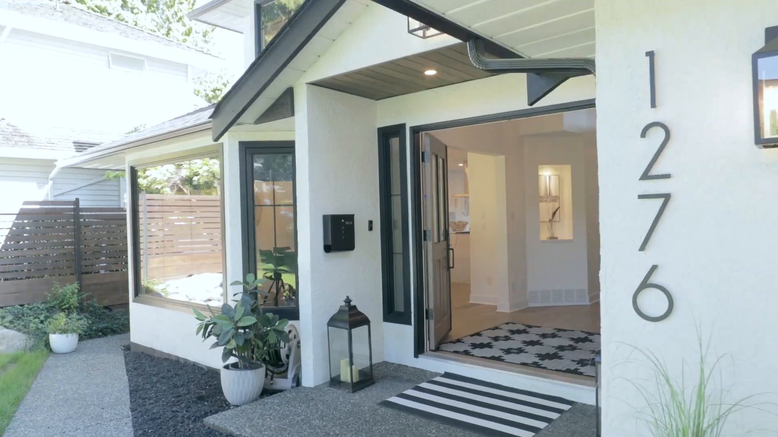 Front entry detail at 1276 Haywood Avenue, West Vancouver — remodeled by Jim Lazos of DELANA Interiors