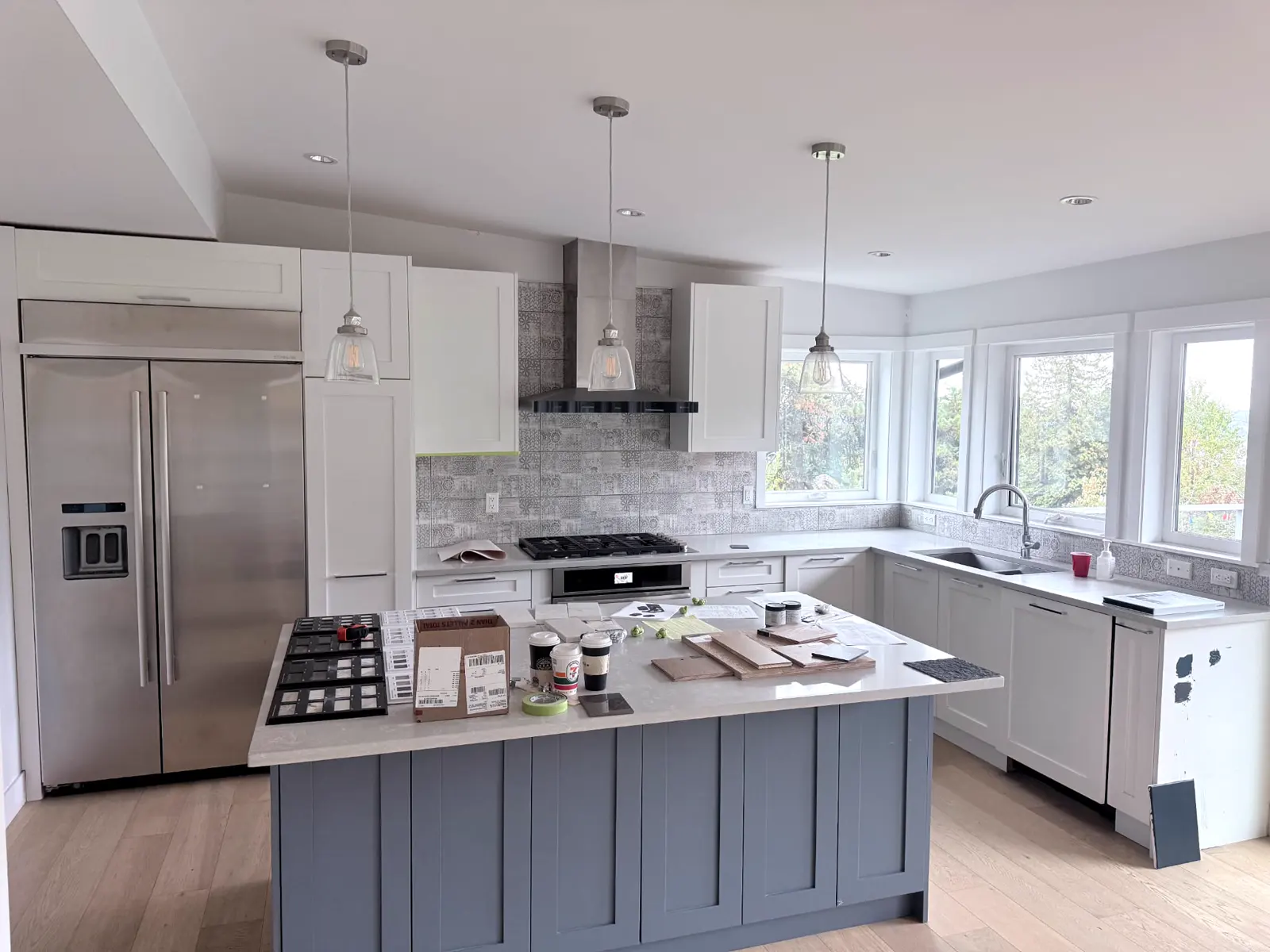 Existing kitchen before renovation at 1220 Ottaburn Road in West Vancouver