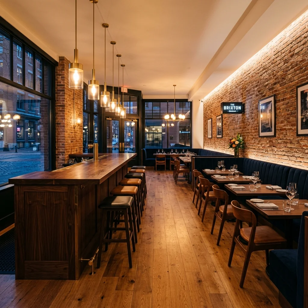 Restaurant renovation in Vancouver — custom bar and dining interior by DELANA Interiors